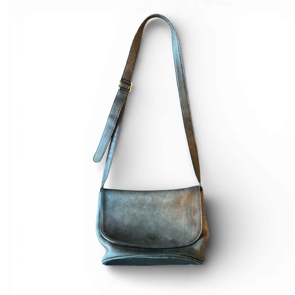 Coach 4903 Vintage Sonoma Crossbody  Brown Weathered Leather Flap Bag